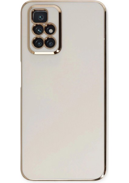 Xiaomi Redmi 10 2022 Kılıf Volet Silikon - Beyaz