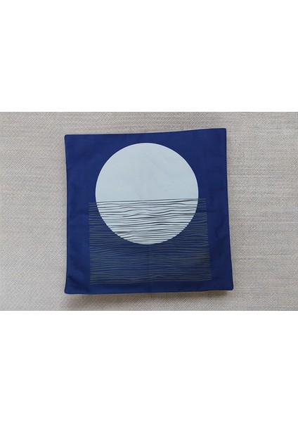 Çift Taraflı Özel Dizayn Yakamoz Detaylı Kadife Pamuk Kırlent Kılıfı fiyatları