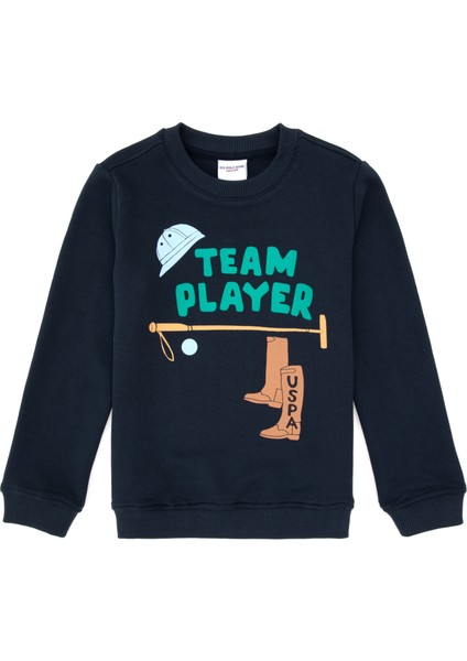 Erkek Çocuk Açık Lacivert Sweatshirt 50316510-VR059