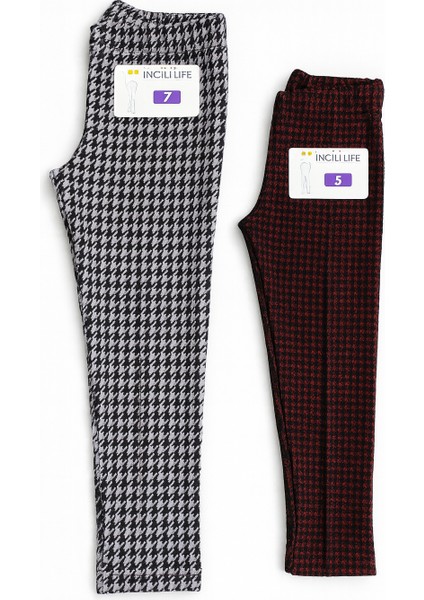 2'li Kışlık Jakarlı Çocuk Tayt Seti – Sıcak ve Rahat