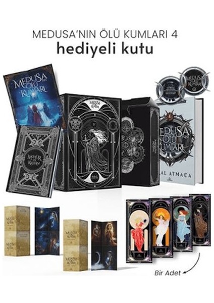Medusa'nın Ölü Kumları 4 - Hediyeli Tekli Kutu (Ciltli)