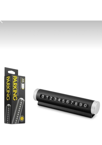 Metal Araç Içi Telefon Numaratörü – Gece Görünürlüklü ve Manyetik Tasarım