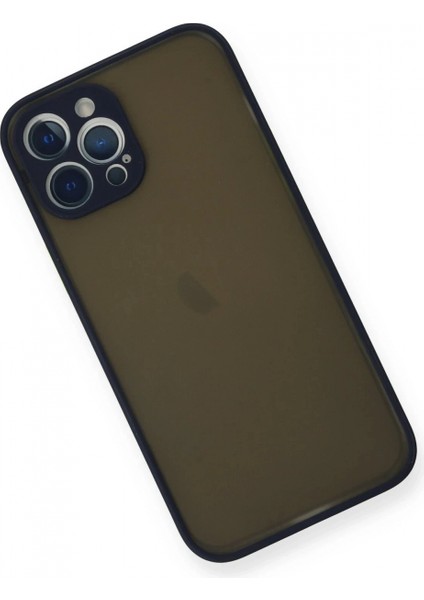 iPhone 12 Pro Kılıf Montreal Silikon Kapak - Lacivert modelleri