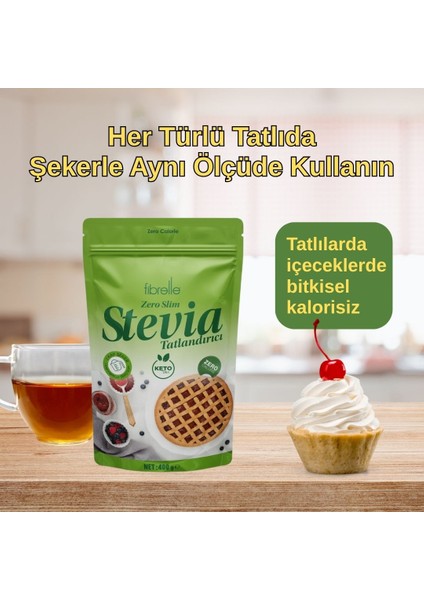 Zero Slim Stevia Sweetener 400 gr