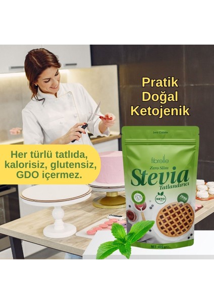 Zero Slim Stevia Sweetener 400 gr