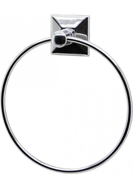 Yapışkanlı Yuvarlak Metal Havluluk (4887)