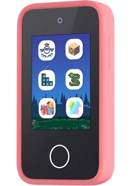 Telefon Modelli Çocuk Dijital Fotoğraf Makinası Çift Kameralı Dokunmatik Ekran 2.0 Ekran