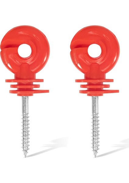 Elektrikli Çit Izolatör Vidalı Izolatör Çit Halkası Post Ahşap Post Izolatör Izolatör Soket Aracı, 50PCS, A (Yurt Dışından) indirimleri