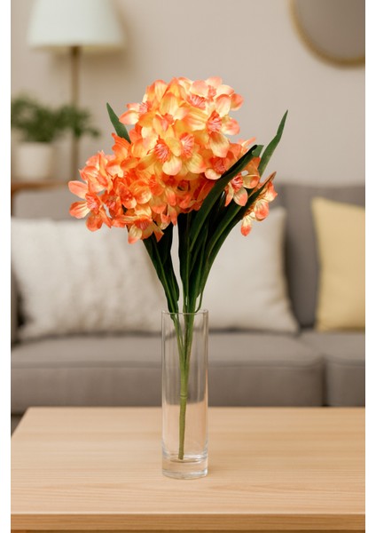 Yapay Çiçek Nergis Demeti 5 Dal 50 cm Pastel Renk modelleri