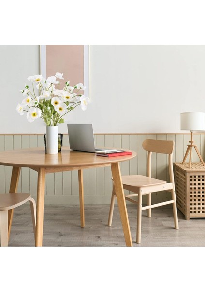 Yapay Çiçek 4lü Gelincik Dalı 60 cm Beyaz indirimleri