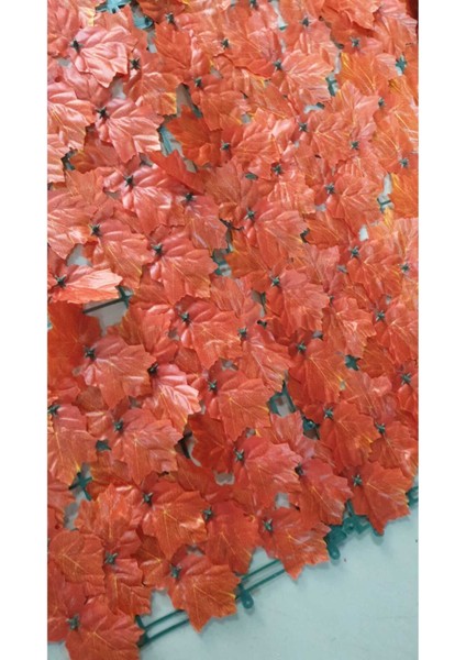 Yapay Çit Yapay Sarmaşık Asma Yaprağı Dekorasyonu , Paravan Yapay Sarmaşık, Sarı Sonbahar 100X300 cm fiyatları