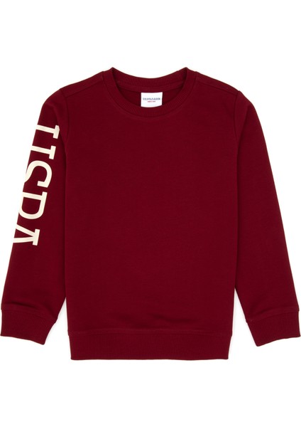 Erkek Çocuk Bordo Sweatshirt 50313831-VR014