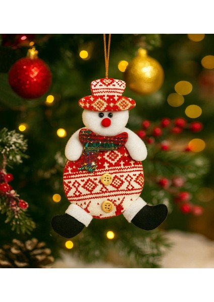 Yılbaşı Temalı Kardan Adam Ağaç Süsü