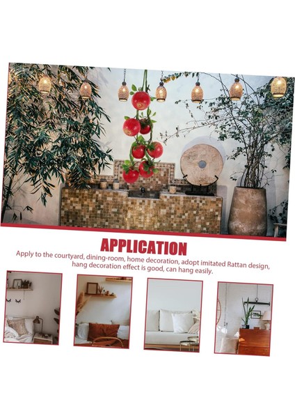 Yapay Sarkıt Elma Dalı 8 Adet Limonlu 60 cm