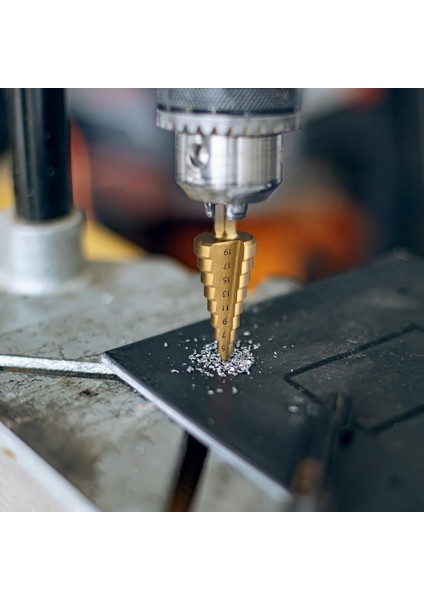 5pcs Adım Matkap Bit Seti Hss Matkap Bitleri Otomatik Merkez Yumruk Şekilli Bölünmüş Ucu Alüminyum Kasa Metal Için Adım Bit (Yurt Dışından) indirimleri