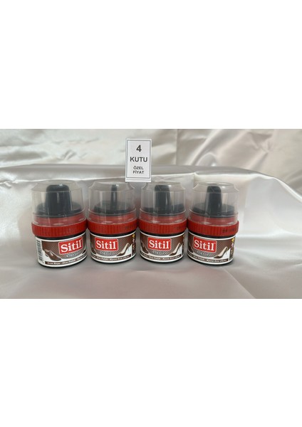 x 4 Adet Kahverengi Ayakkabı Boyası
