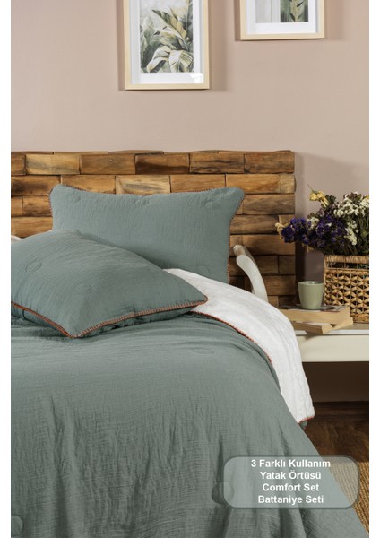 Palermo Comfort Uyku Seti Tek Kişilik 2 Parça (160X220 Cm) Yeşil fiyatları