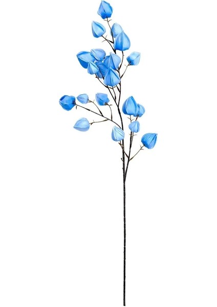 Dekoratif Yapay Mavi Çan Çiçeği - 100 cm fiyatları