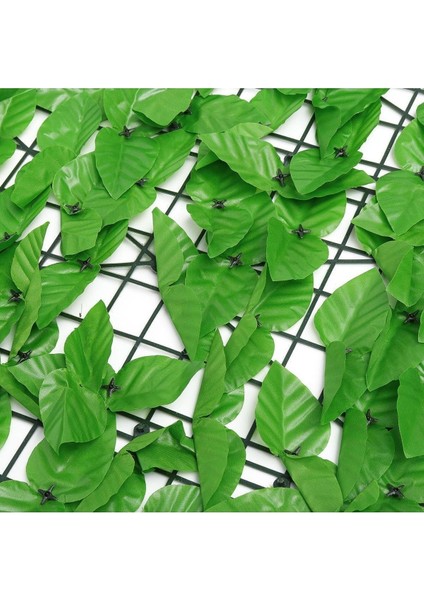 Yapraklı Rulo Sarmaşık Çit Plastik Görüntü Kapatma Çiti 1x3
