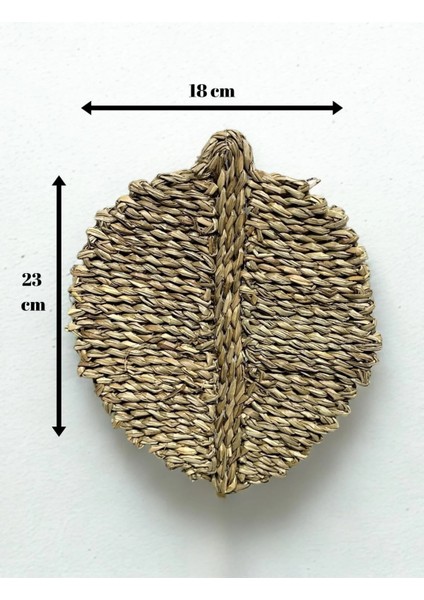 El Yapımı Saz Yaprağı Duvar Aksesuarı Bambu Dekorasyon Natürel Bohem Small fiyatları