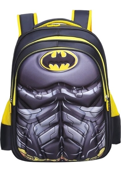 Yeni Ilkokul Çantası 1-3-6 Sınıf Marvel Örümcek Adam Çocuk Okul Çantası Omuz Yükünü Azaltma ve Omurga Koruması 3D Üç Boyutlu Desen (Yurt Dışından)