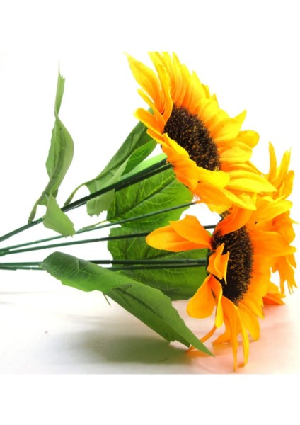 Yapay Çiçek 5 Dallı Ayçiçeği 50 cm indirimleri