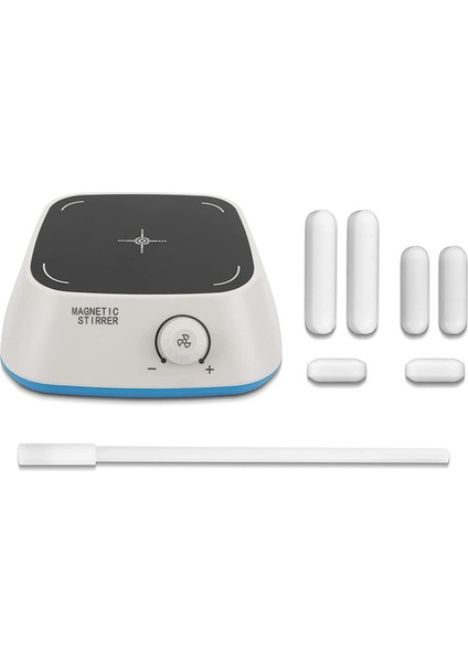 Parça Karıştırma Çubuğu Seti ve Karıştırma Çubuğu Geri Alma Aparatı ile 4 Inç Manyetik Karıştırıcı, Bilimsel Araştırma ve Evde Bira Yapımı Için Uygundur (Yurt Dışından)