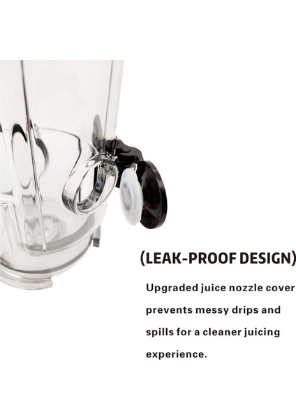 Omega Sıkacağı Için Meyve Suyu Aparatı, Sızdırmaz Nozul Kapağı ile Büyük Çaplı Yavaş Hız, Omegae 8006 8003 8051 Için (Yurt Dışından) fiyatları