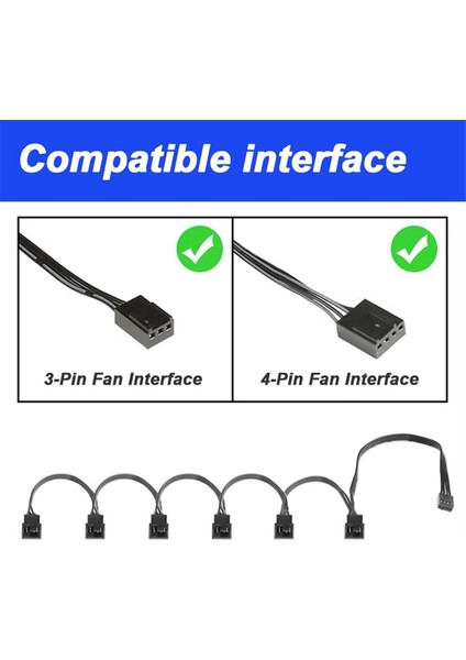 4 Pin Cpu Pwm Fan Kablosu 1 Ila 3 Yolcu Siyah Kneçli Uzatma Kablosu Konektörü 3/4pwm Fan Uzatma Kabloları (Yurt Dışından) fırsatları