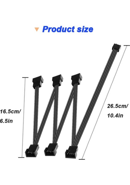 4 Pin Cpu Pwm Fan Kablosu 1 Ila 3 Yolcu Siyah Kneçli Uzatma Kablosu Konektörü 3/4pwm Fan Uzatma Kabloları (Yurt Dışından) indirimleri