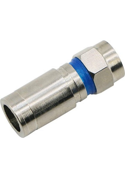 30PCS Rg6 F Sıkıştırma Konnektörü Rf Tel Konektörü Lehimsiz Adaptör Mavisi (Yurt Dışından) indirimleri