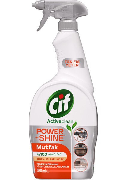 Power Shine Cleanboost Sprey Temizleyici Mutfak İçin Temizleyici ve Yağ Çözücü 750 ML fiyatları