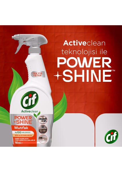 Power Shine Cleanboost Sprey Temizleyici Mutfak İçin Temizleyici ve Yağ Çözücü 750 ML modelleri
