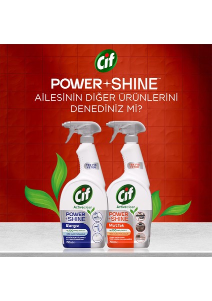 Power Shine Cleanboost Sprey Temizleyici Mutfak İçin Temizleyici ve Yağ Çözücü 750 ML
