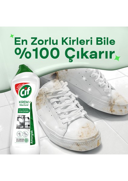 Krem Yüzey Temizleyici Amonyaklı Yağ ve Kireç Sökücü Leke Çıkarıcı 750 ML fırsatları