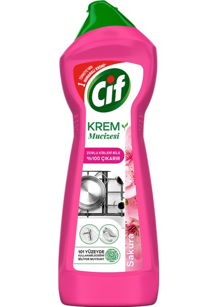 Krem Mucizesi Sakura Parfümlü Yüzey Temizleyici 750 ml fiyatları