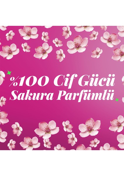 Krem Mucizesi Sakura Parfümlü Yüzey Temizleyici 750 ml