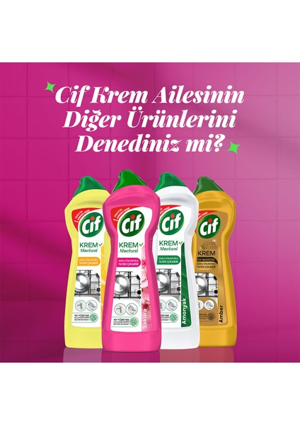 Krem Mucizesi Sakura Parfümlü Yüzey Temizleyici 750 ml