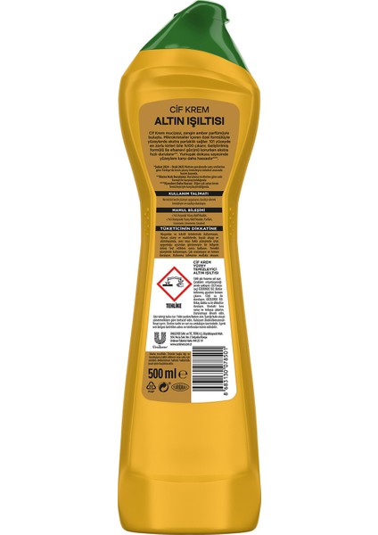 Krem 500 ml Altın Işıltısı