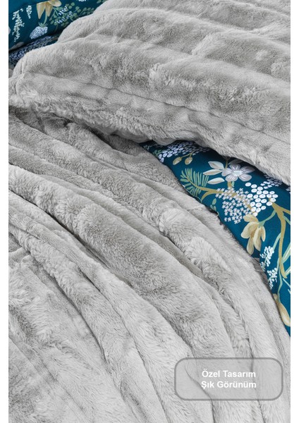 Marsel Comfort Uyku Seti (220X240 Cm) Gri