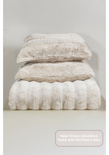 Marsel Comfort Uyku Seti (220X240 Cm) Vizon