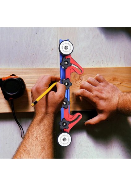 Tablo Testere Besleyici Kılavuzları 1 Pcs Çok Fonksiyonlu Yatak Silindir Besleyici Tablo Testere Yatak Silindir Alüminyum Alaşım Yönlendirici A (Yurt Dışından)