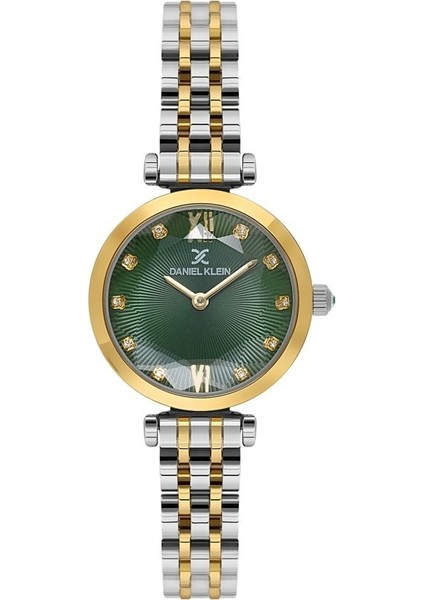 Danıel Kleın DK102-DK.1.14094-4 Altın Kaplama Yeşil Kadran Kadın Kol Saati indirimleri
