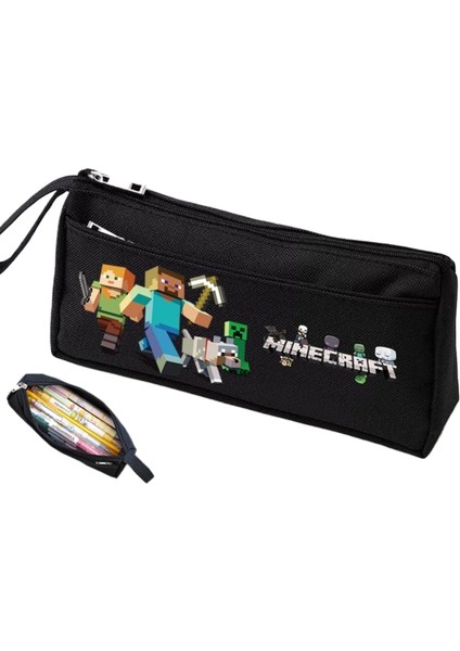 Yeni Minecraft Kalem Kutusu Dream Ortak Markalı Çevresel Büyük Kapasiteli Ilkokul Öğrencisi Kalem Kutusu Ortaokul Öğrencisi Kırtasiye Kutusu Erkek Çocuk (Yurt Dışından)