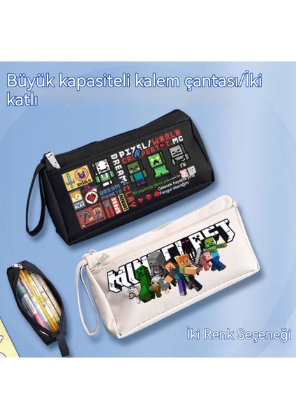 Yeni Minecraft Kalem Kutusu Dream Ortak Markalı Çevresel Büyük Kapasiteli Ilkokul Öğrencisi Kalem Kutusu Ortaokul Öğrencisi Kırtasiye Kutusu Erkek Çocuk (Yurt Dışından) fiyatları