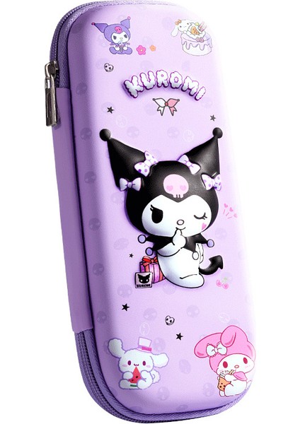 Yeni Çocuk Ilkokul Öğrencisi Karikatür Sevimli Kulomi Kalem Çantası Kırtasiye Çantası Sanrio Melody Büyük Kapasiteli Kalem Çantası (Yurt Dışından)