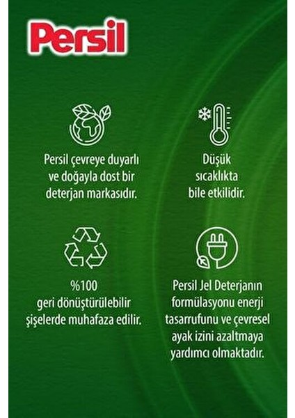 Sıvı Çamaşır Deterjanı Gülün Büyüsü 2 x 1690 ml Derin Temizleme ve Hijyen