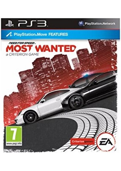 Need For Speed Most Wanted 2012 Yarış Oyunu PS3 Çoklu Oyuncu Desteği ile fiyatları
