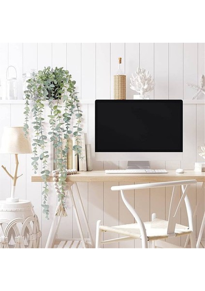 2 adet yapay asılı bitkiler saksı okaliptüs asılı bitki duvar odası için ev veranda kapalı açık dekor (Yurt Dışından) indirimleri
