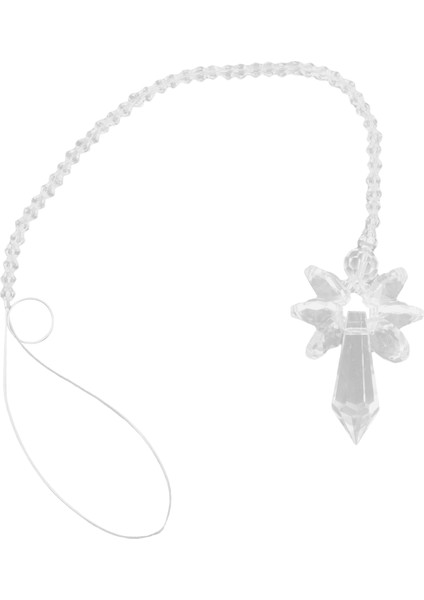 Modern Gökkuşağı Kristal Melek Chakra Suncatcher Araba Charm Kolye Otomatik Dikiz Aynası Asılı Dekor -Transparent (Yurt Dışından)